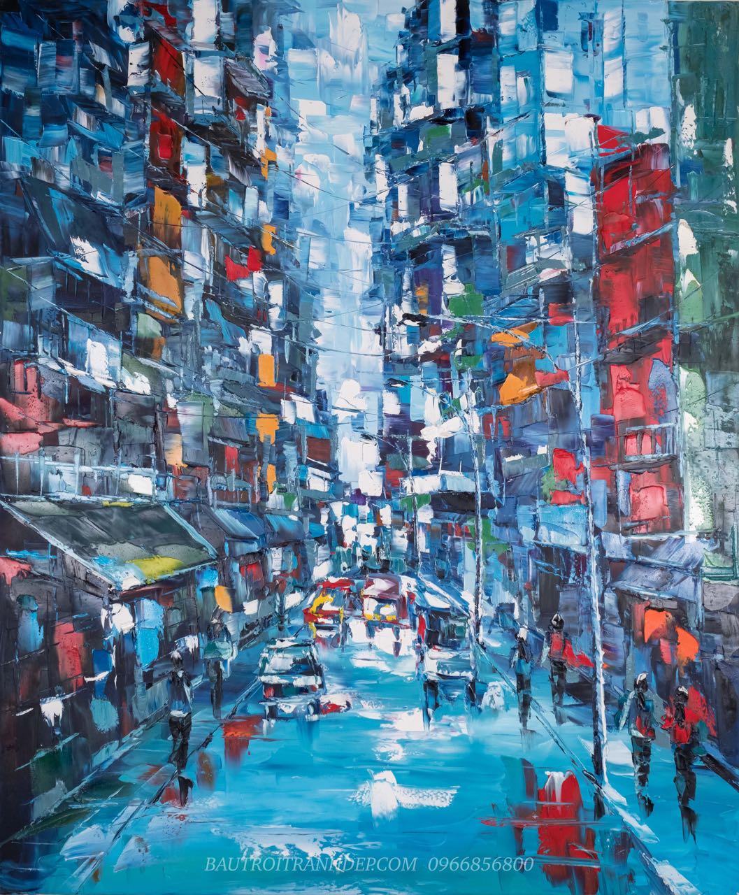 Tranh Sơn Dầu Phố